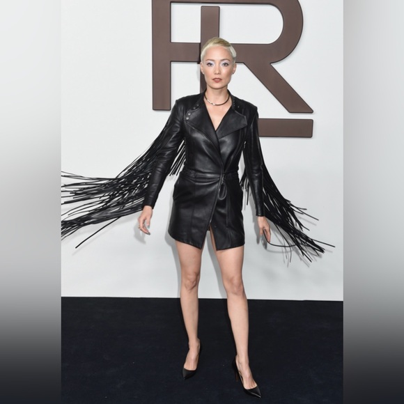 Ralph Lauren Delores Fringe Lambskin Cocktail
Dress, brand new without tag - Picture 2 of 12